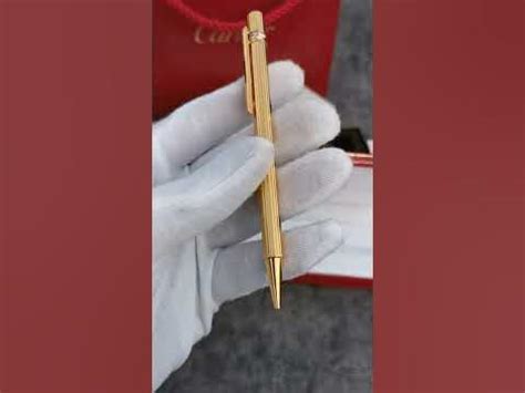 cartier must pen diamond clip